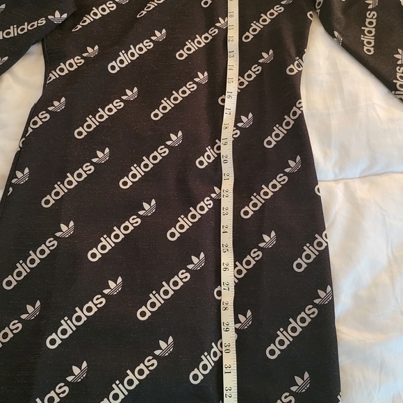 Adidas metallic logo dress black/white size M & L available - Picture 6 of 15